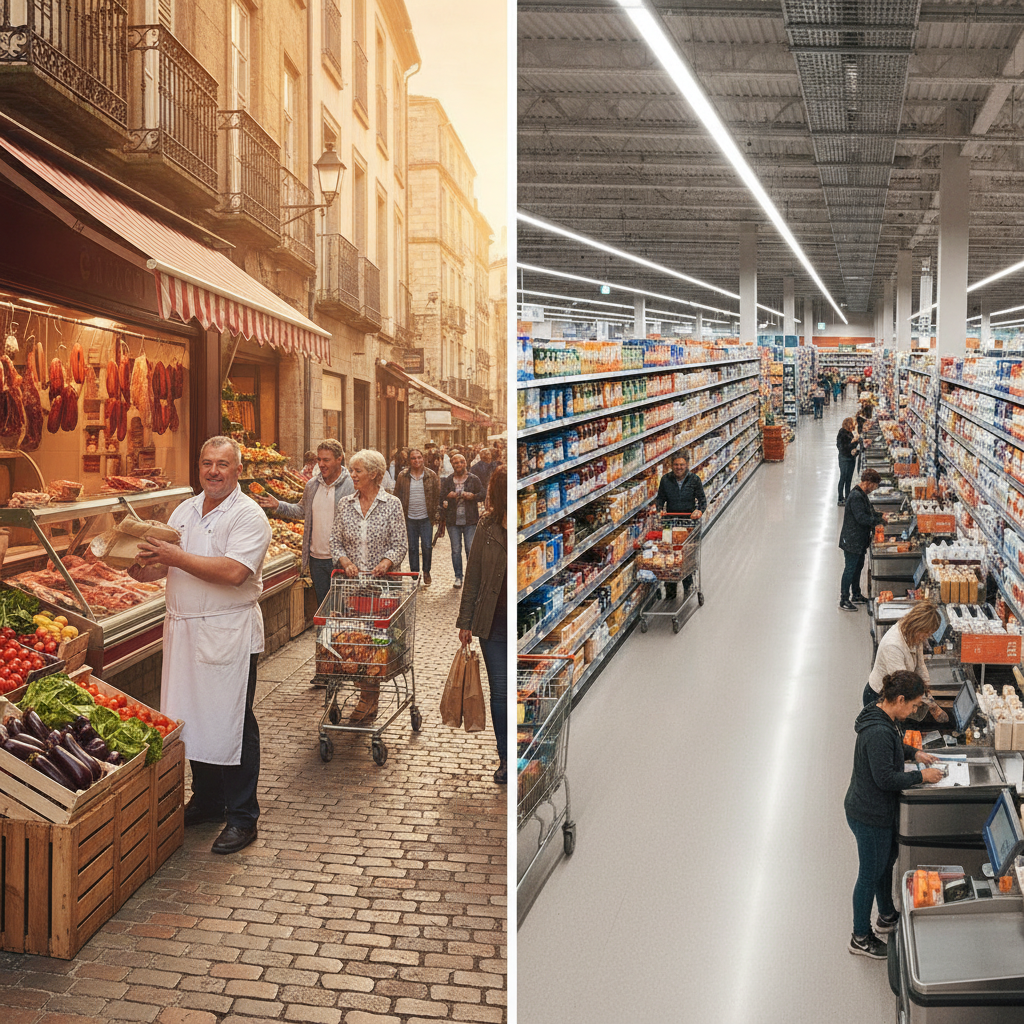 Les commerces de proximité